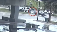 Violent road rage ends in shooting after man pinned to tree by Jeep