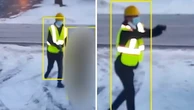 Would-be assassin disguised as construction worker sneaks up on woman
