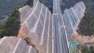 Engineers carve mountain in two to make way for world’s tallest bridge