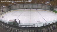 Intoxicated Zamboni driver slowly crashes into ice rink boards