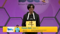 Watch as 13-year-old wins US National Spelling Bee crown