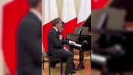 Macron sings at Armenia state dinner as Nikol Pashinyan joins on drums
