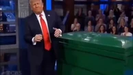 Trump mocks Colbert with AI dumpster video