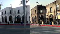 Recreation of LA walking tour shows horrifying difference after fires