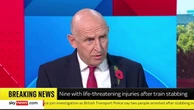 John Healey reveals he was on knife attack train route hours before