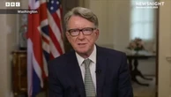 Moment Lord Mandelson reveals Donald Trump’s first words to him