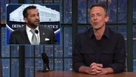 Seth Meyers taunts Kash Patel over USA hockey team ‘friends’