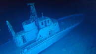 Watch: Ghost navy ship wreckage emerges from depths of ocean