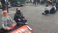 Pro-Palestine group blocks Parliament Square during Armistice silence