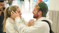 I’m a celeb: Sam Thompson greeted by girlfriend as he arrives in UK