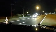Police save toddler running down side of Florida highway at night