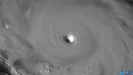 Hurricane Humberto hurtles towards US East Coast in satellite footage