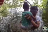 Hero teenager saves autistic five-year-old sister from lake