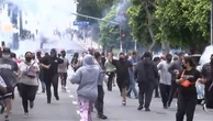Fires erupt in streets as anti-ICE protests continue in LA