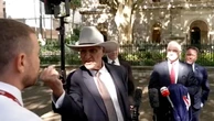 Watch: Politician shakes fist at journalist in angry outburst