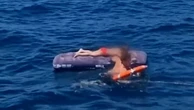 Grandmother and grandson swept 4km out to sea on inflatable mattress