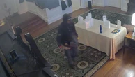 New video shows arsonist set alight Pennsylvania Governor’s home
