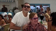 Elton John dances with David Walliams as he enjoys retirement