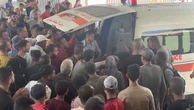Palestinians queuing for aid in Gaza on moment soldiers opened fire