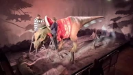 Natural History Museum creates giant Christmas jumper for its T. Rex
