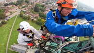 Worker scales UK’s tallest cathedral to change lightbulb at 400ft