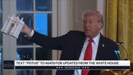 Trump shows off model of proposed DC arch for US 250th anniversary