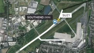 Flight tracker shows moment Southend plane crashed
