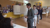 Watch: French prime minister casts vote in pivotal runoff election
