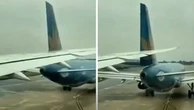 Watch: Boeing plane slices another aircraft’s tail at major airport