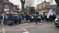 Protest held at Israeli ambassador to UK’s house after hostages killed