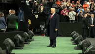 Trump attends wrestling championship as crowd cheers ‘USA!’