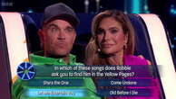 Awkward moment Robbie Williams forgets words to own song on The Wheel