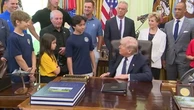 Trump rants about transgender weightlifter to child