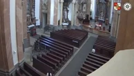 Watch: Hooded thief flees with 800-year-old skull of medieval saint