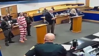 Moment Florida man spits on judge during attempted attack in court