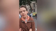Black Mirror star joins ‘stop starving Gaza’ emergency demo