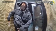 Moment man attacks NYPD officer with 14-inch knife in police station