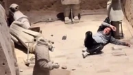 Moment tourist damages 2,000-year-old terracotta warrior statues