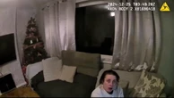 Moment woman arrested after murdering ex-partner on Christmas Day