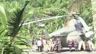 Video: President’s helicopter gets stuck on freshly poured concrete