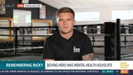 Ricky Hatton’s son vows to keep talking about mental health
