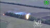 Watch: Drone rains down molten thermite on Ukrainian battlefield