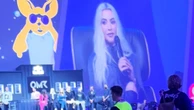 Kim Kardashian’s response as she is interrupted by Palestine protester