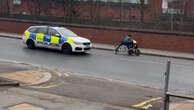 Wheelchair user evades police blue light chase in Sheffield