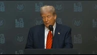 Trump rebukes crowd for not applauding ban on trans people in sports