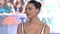 Margaret Qualley laughs off Swift question as husband misses new album