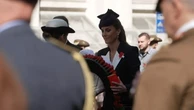 Princess of Wales lays wreath at Cenotaph to mark Anzac Day