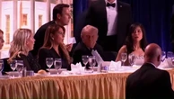 Moment Donald Trump is rushed off the stage after shots at WHCA dinner
