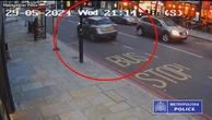 Moment man found guilty of attempted murder pulls up at restaurant