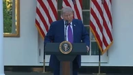Trump interrupts speech over object in sky